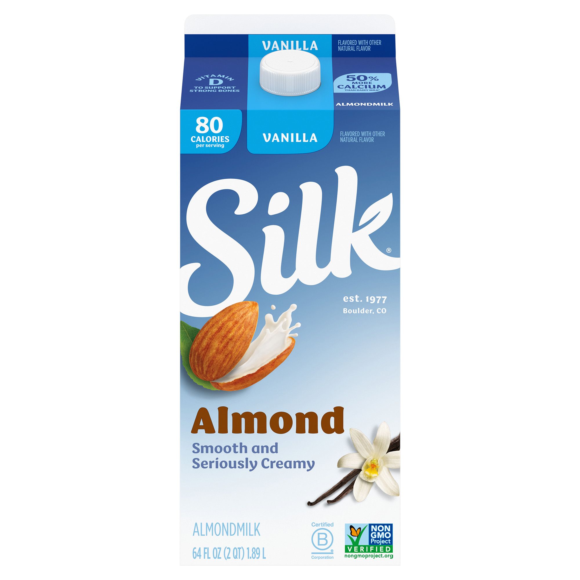 Silk Vanilla Almond Creamer, 1 qt.