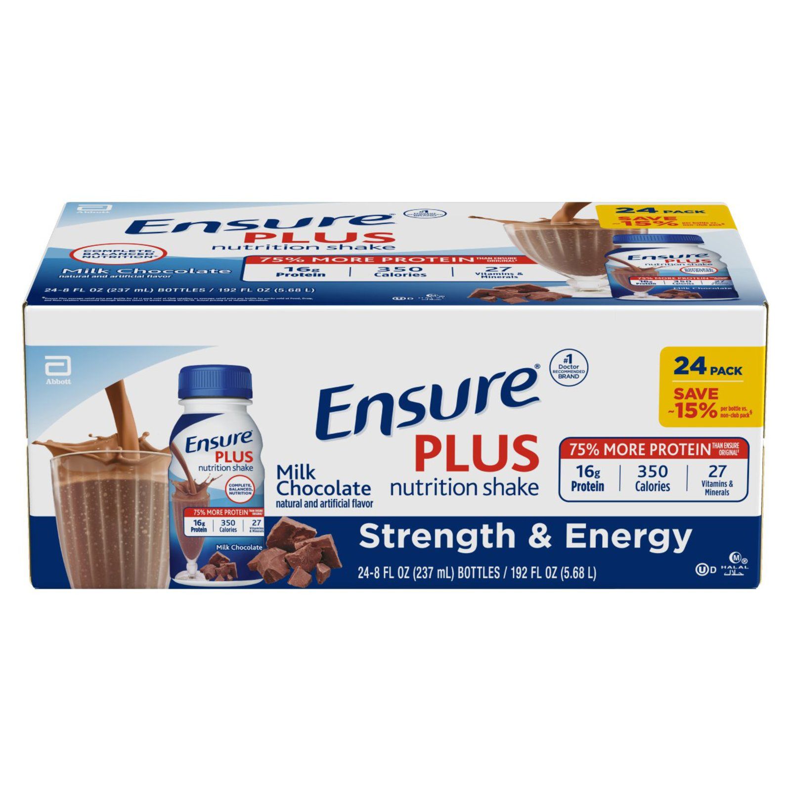 Ensure Plus Milk Chocolate Nutrition Shake