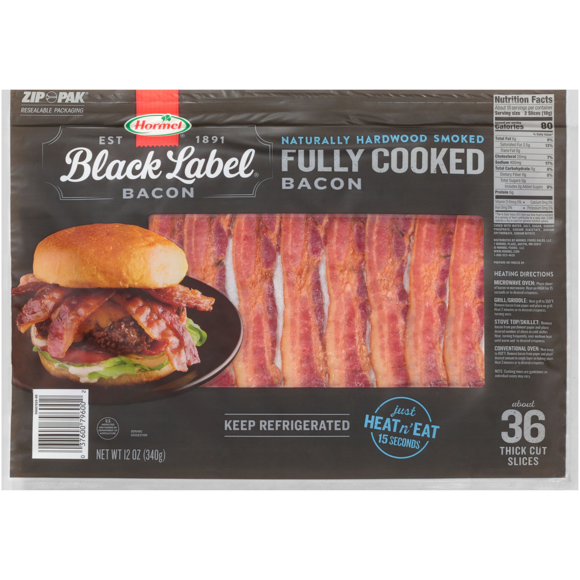 hormel fully cooked bacon