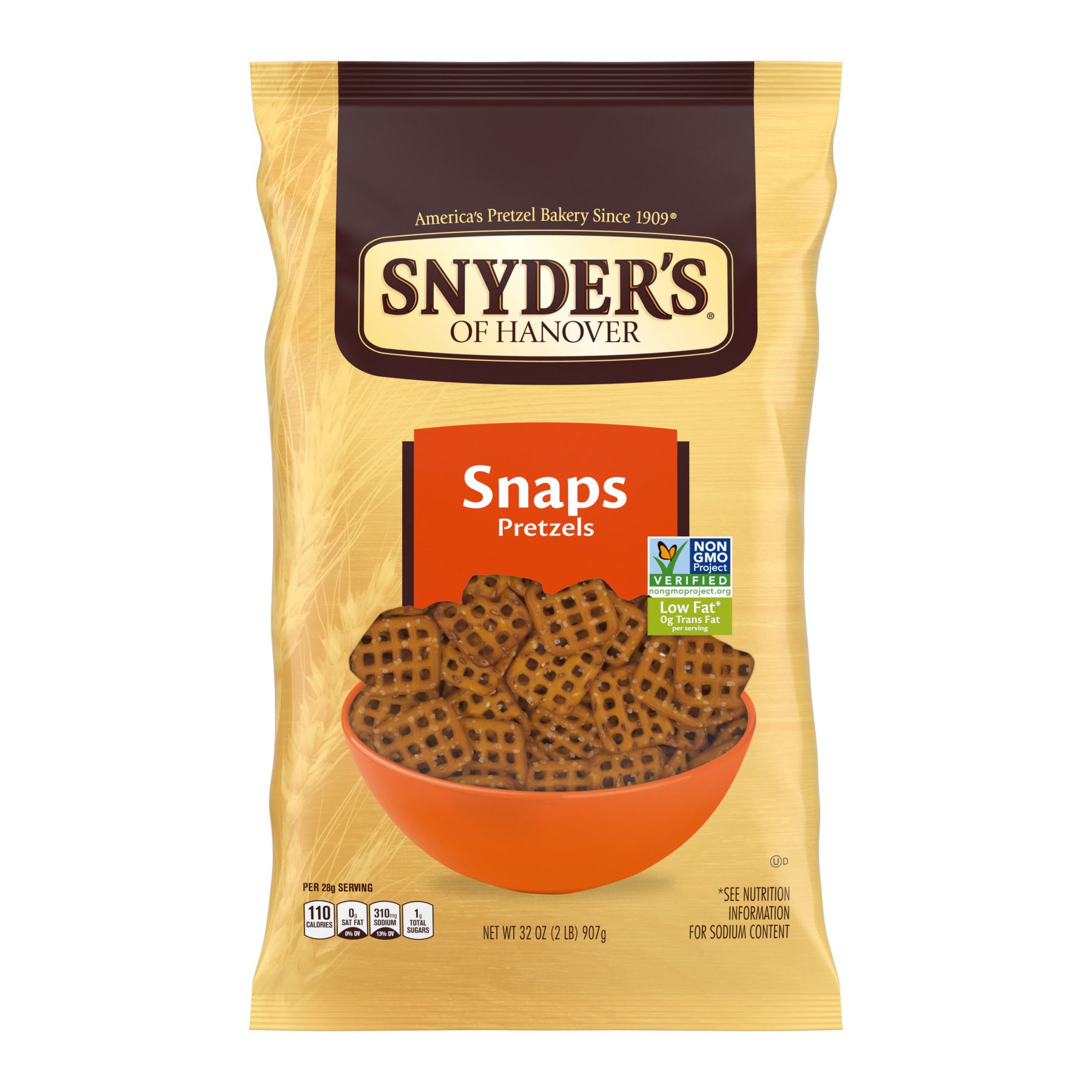 Snyder's of Hanover Pretzel Snaps, 32 oz.