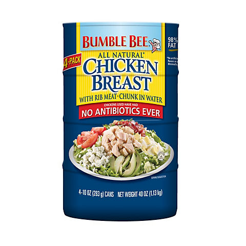 Bumble Bee Chicken Breast, 4 ct./10 oz.