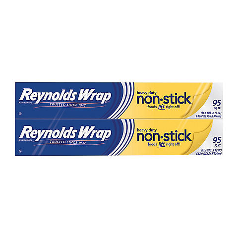 Reynolds Wrap Heavy Duty Non-Stick Foil, 2 ct./95 sq. ft.