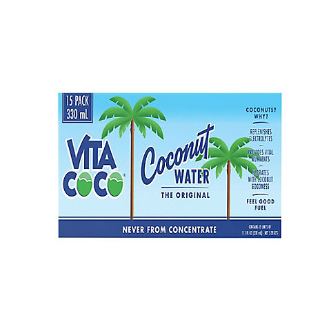 Vita Coco Pure Coconut Water, 15 pk./330mL