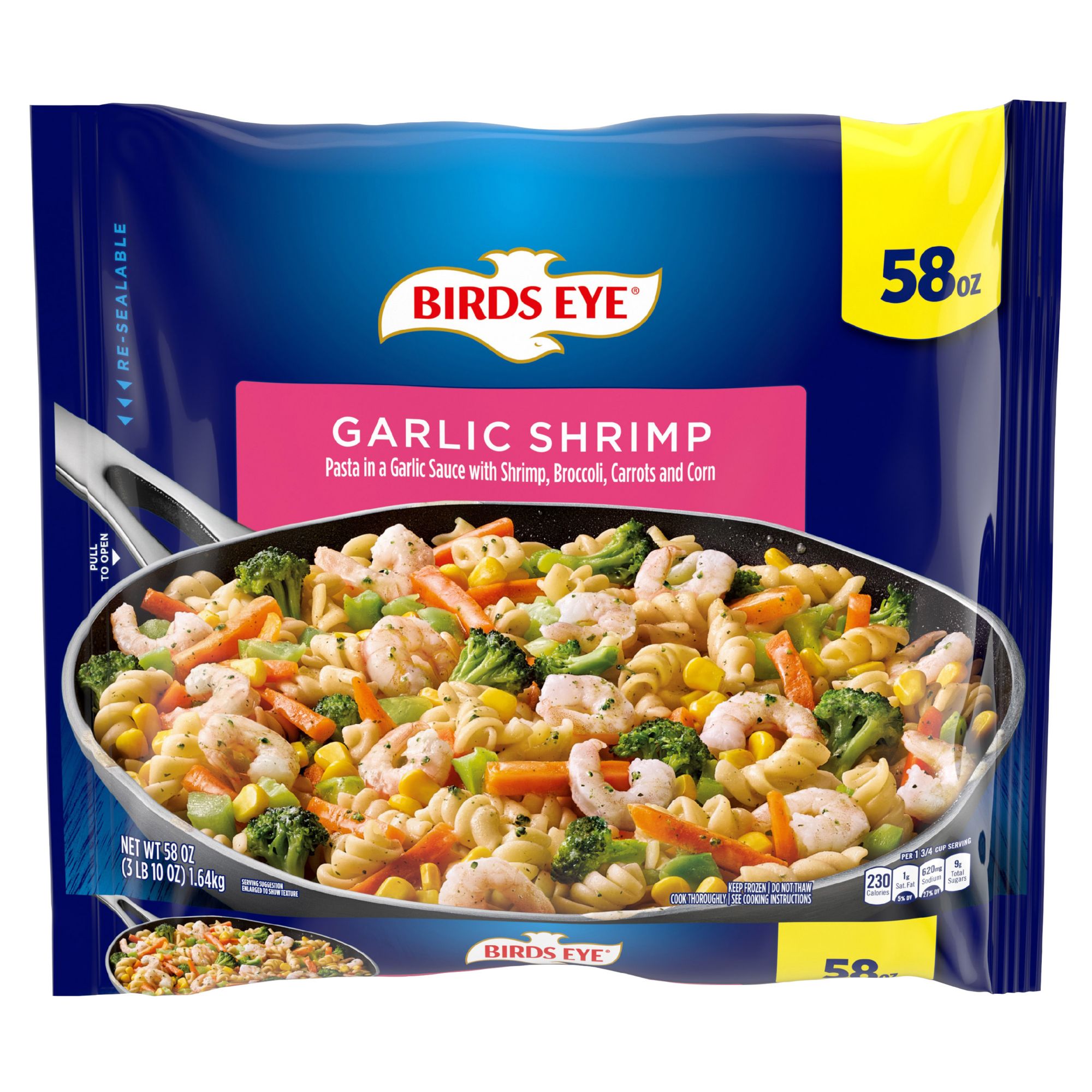 Birds Eye Garlic Shrimp Skillet Meal
