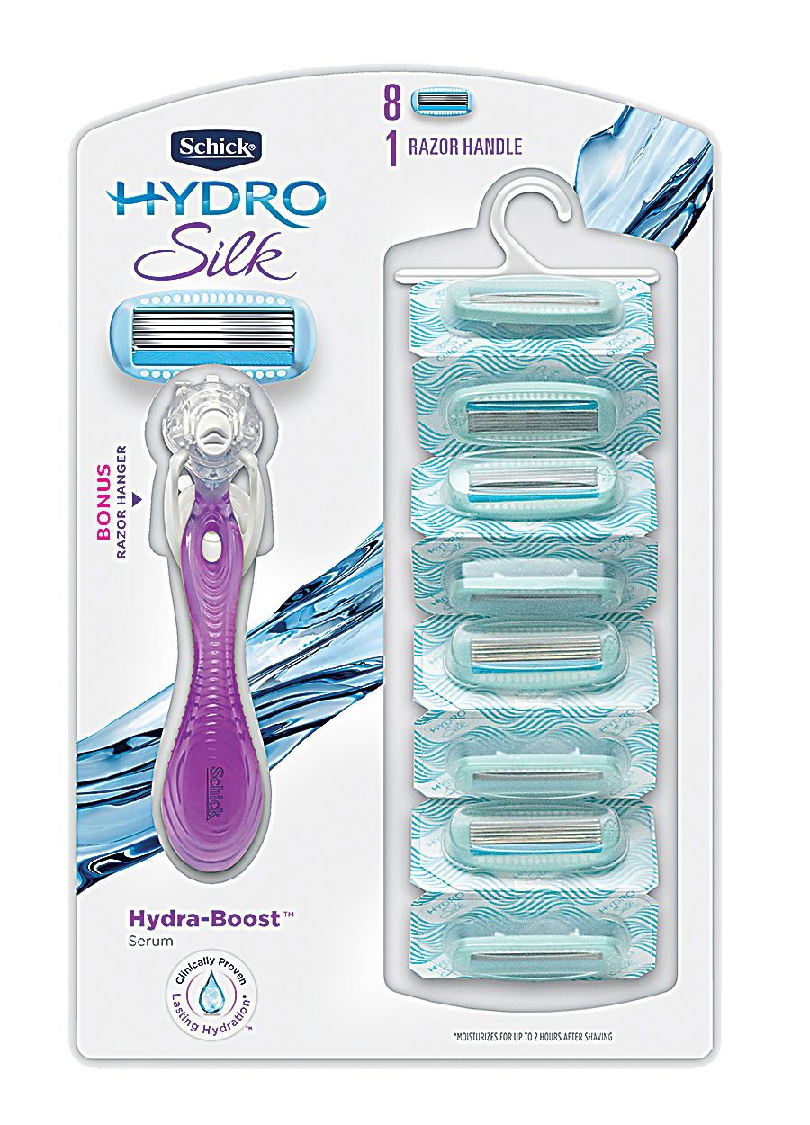 Schick Hydro Silk Razor And Hang In Shower Refills 8 Ct Bjs Wholesale Club