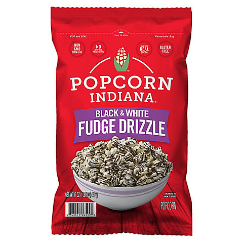 Popcorn Indiana Black and White Drizzlecorn, 17 oz.