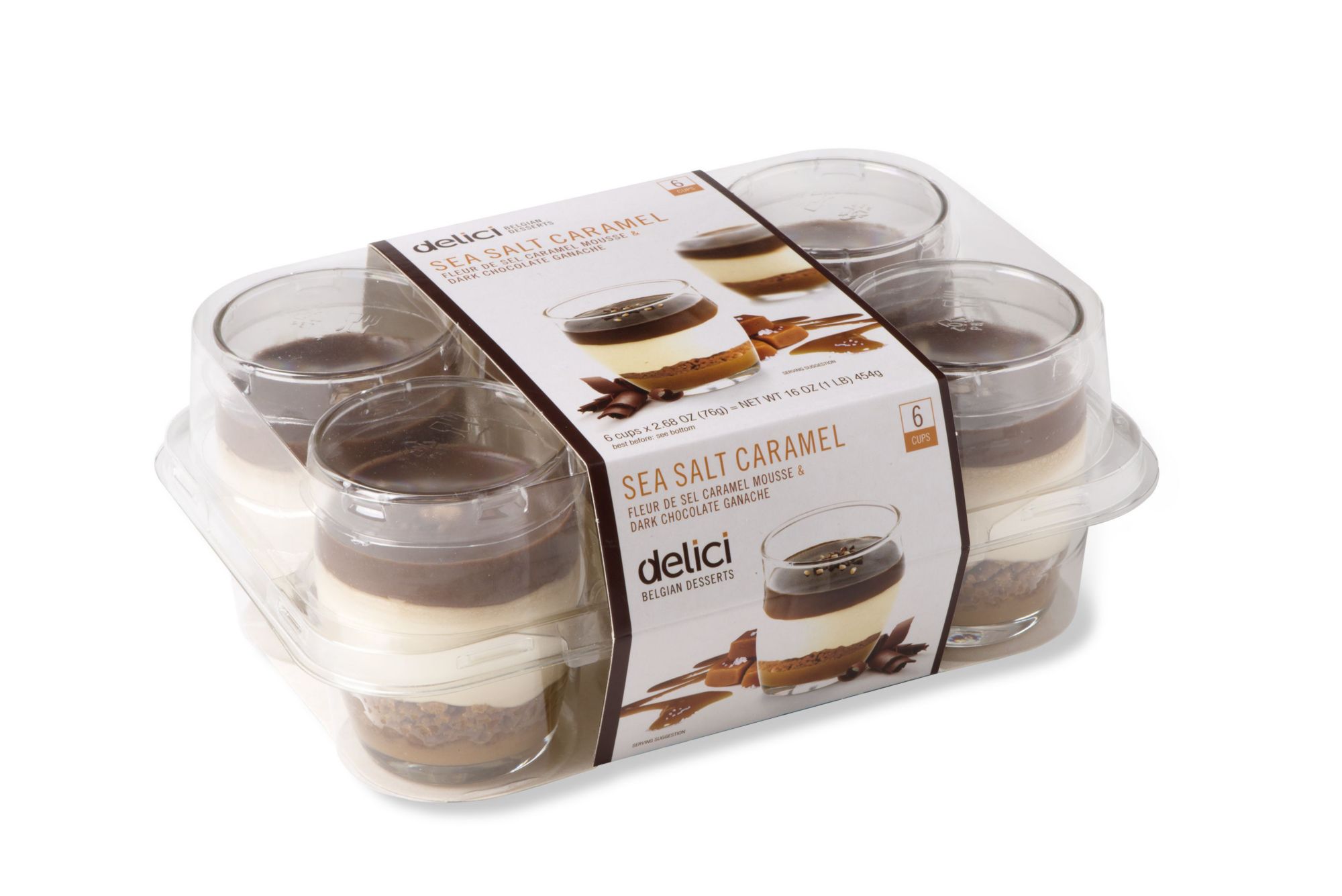 Delci Sea Salt Caramel Mousse 6 Ct Bjs Wholesale Club