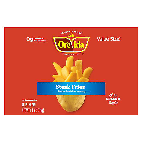 Ore-Ida Steak Fries, 6 lbs.