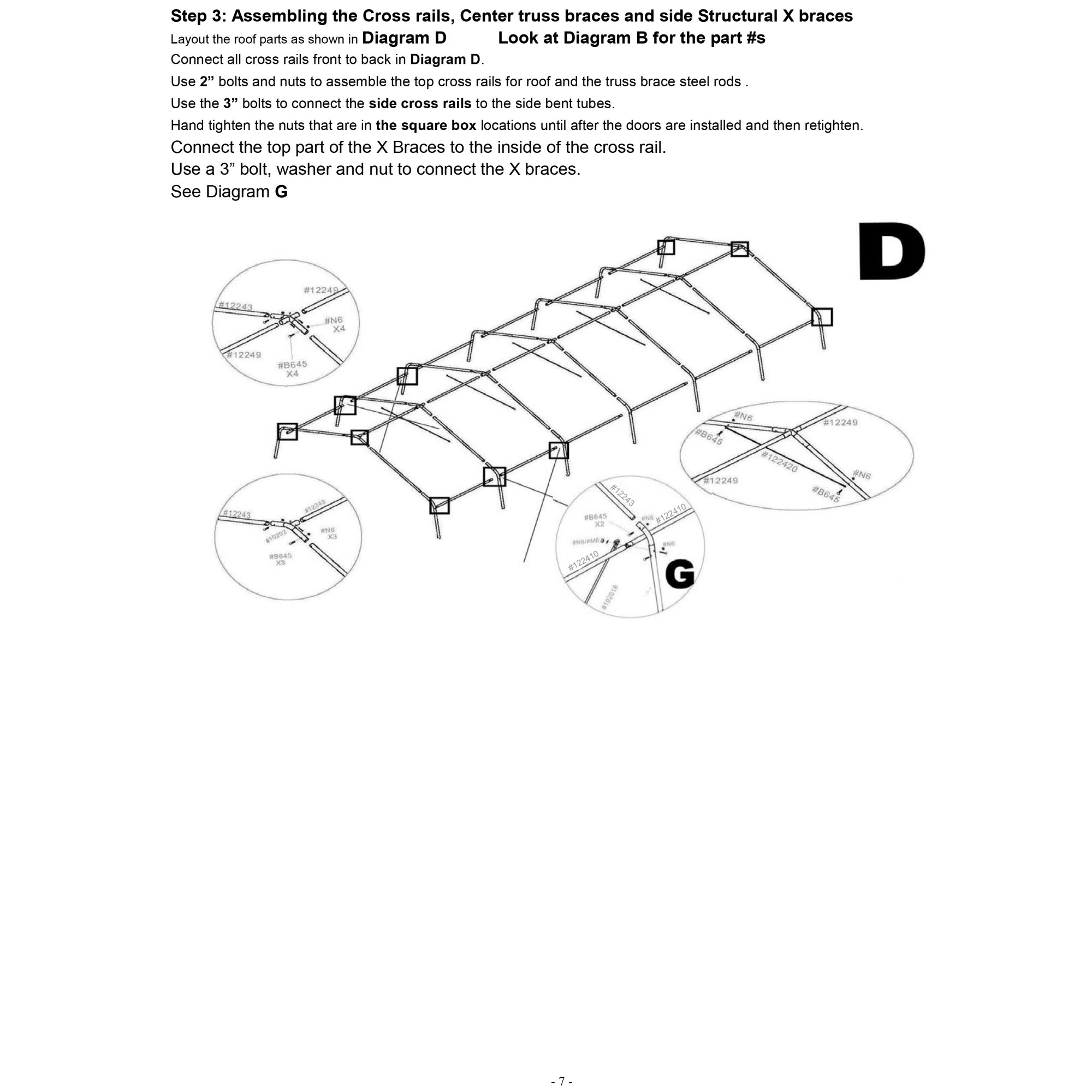 Shelter-It 12' x 24' Steel/Fabric Instant Garage - Grey