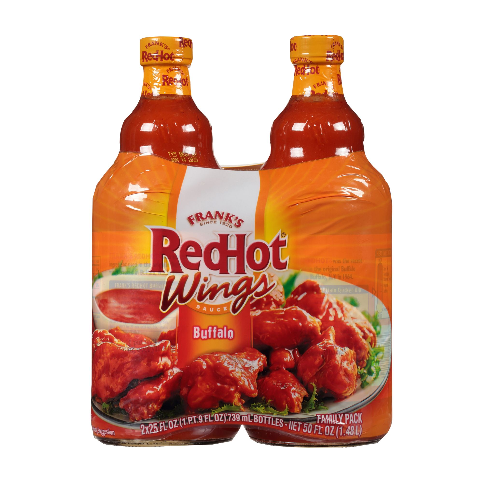 Frank's Buffalo Wings Sauce, 2 ct./25 oz.