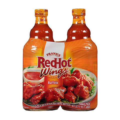 Frank's RedHot Buffalo Wings Sauce, 2 ct./25 oz.