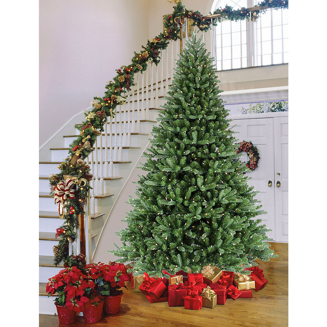 Sylvania 9' 8-Function Color Changing Prelit LED Tree