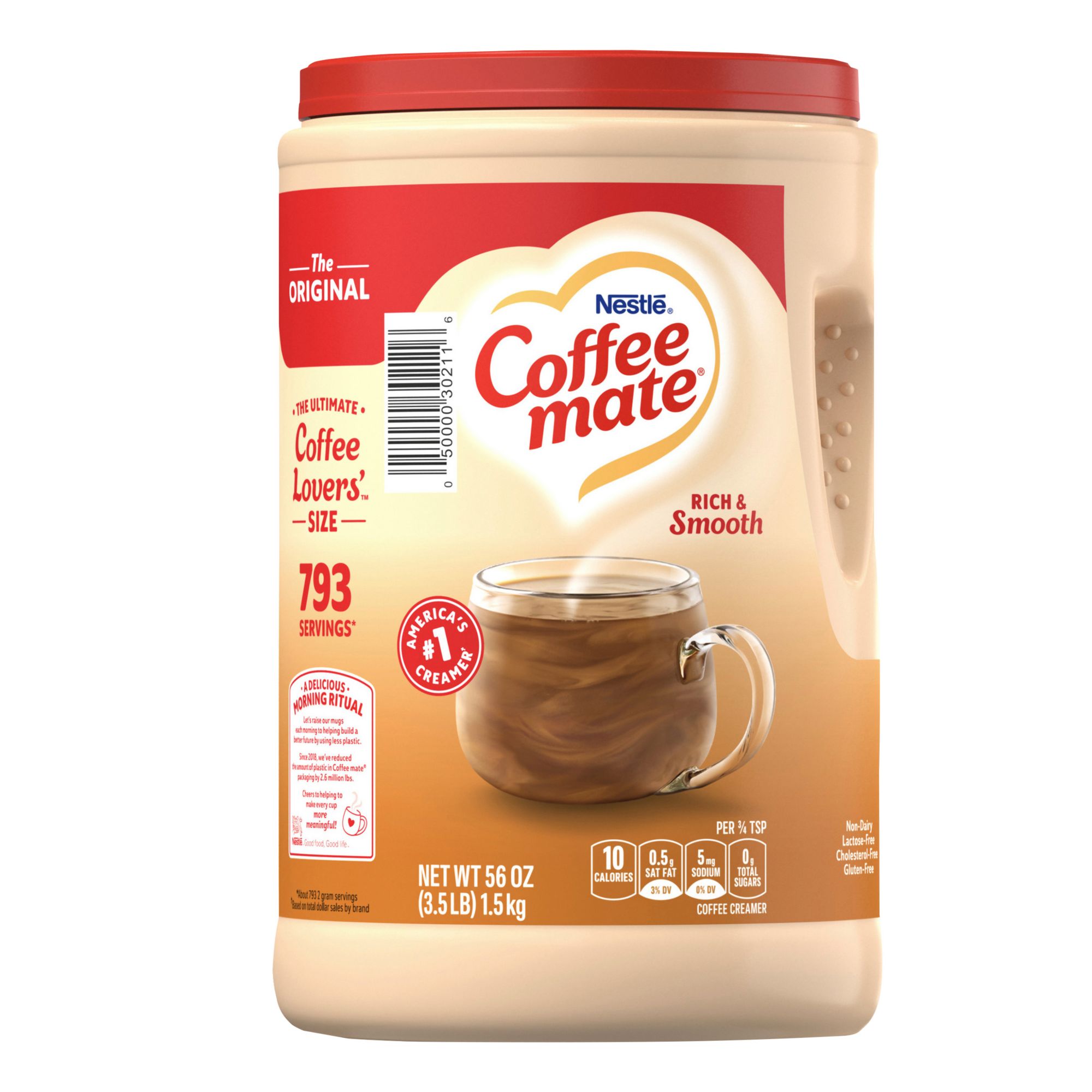 Nestle Coffee mate Original Fat Free Powdered Coffee Creamer, 16 oz 