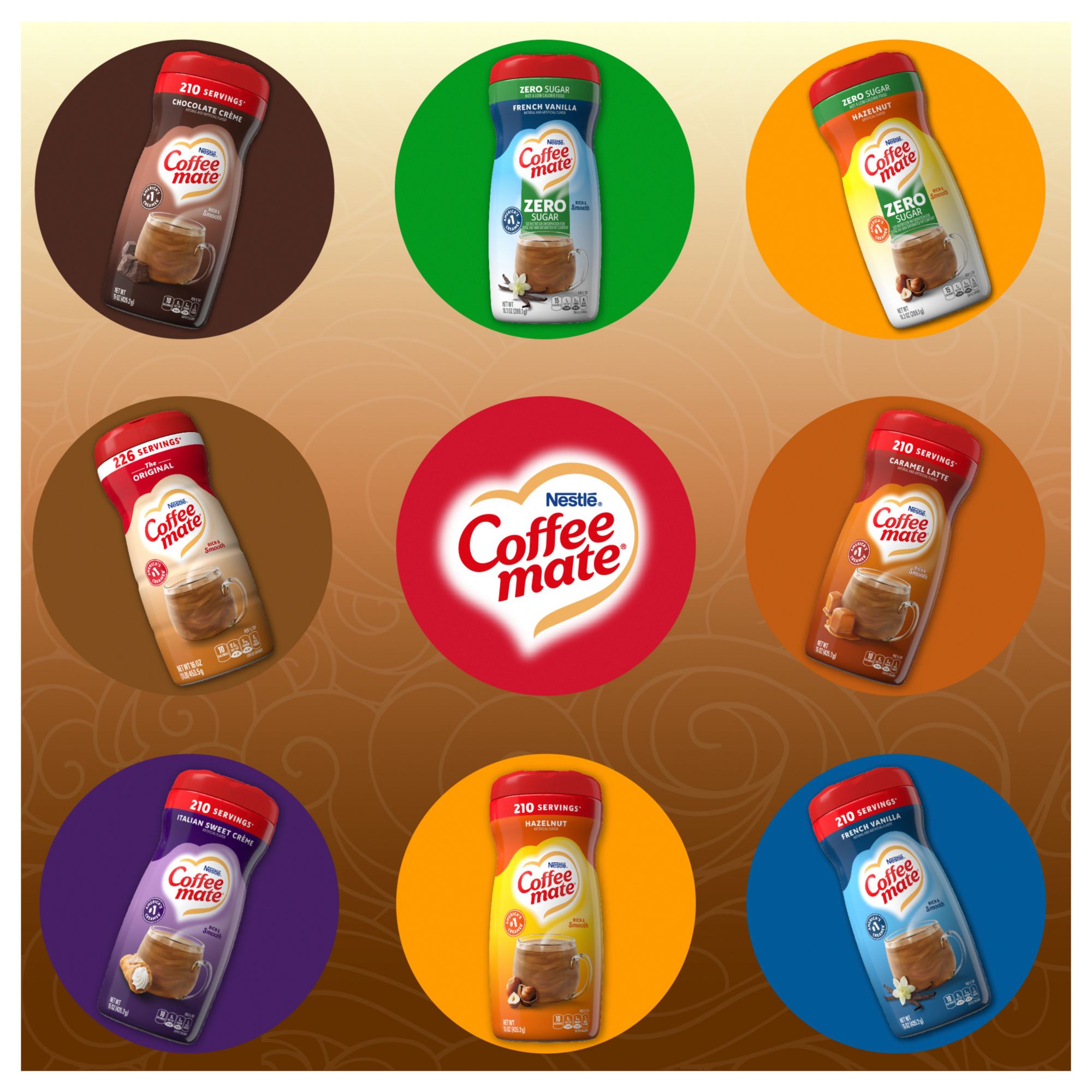 Coffee mate Original Fat Free Powdered Coffee Creamer 12 Pack 16 Oz