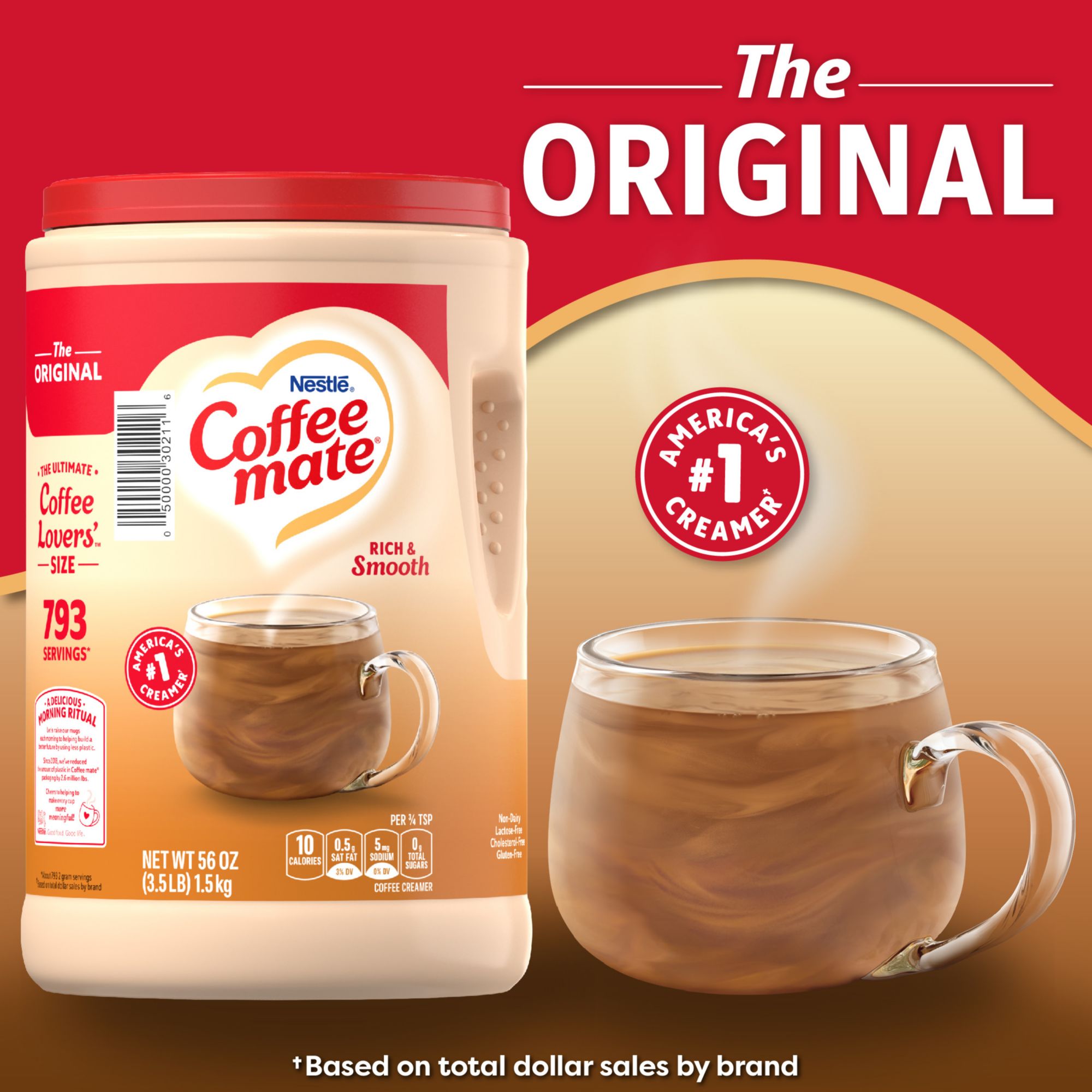 Nestle Coffee mate Original Powdered Coffee Creamer (56 oz.) - Sam's Club