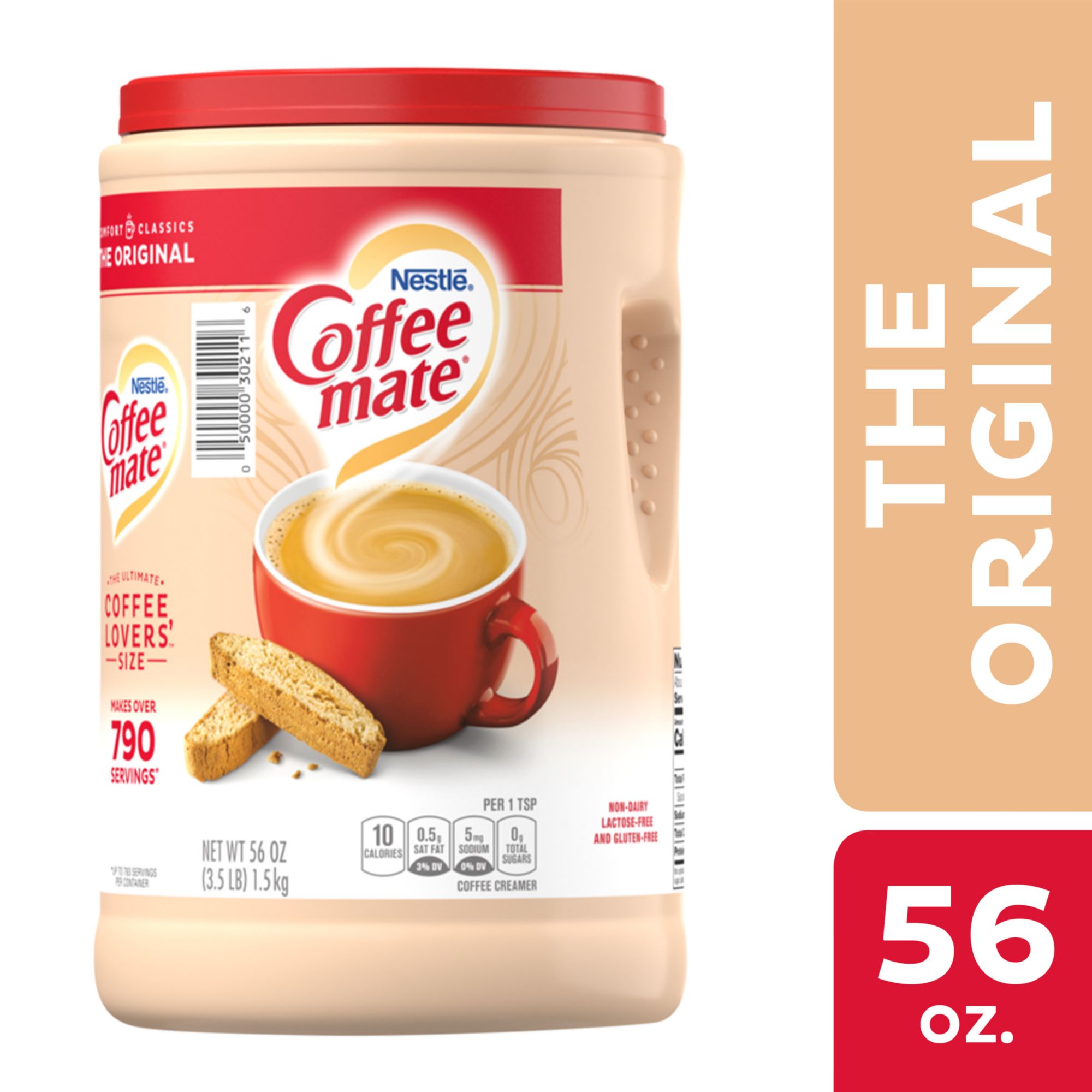 Coffee mate The Original Powder Creamer, 11 oz (Pack of 4) with By The Cup  Scoop