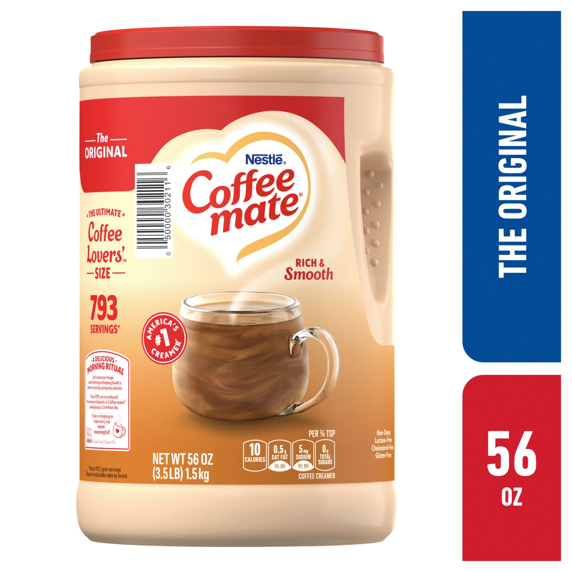 Nestle Coffee-mate Powder Original Non-Dairy Creamers 56 oz. the Original  mate