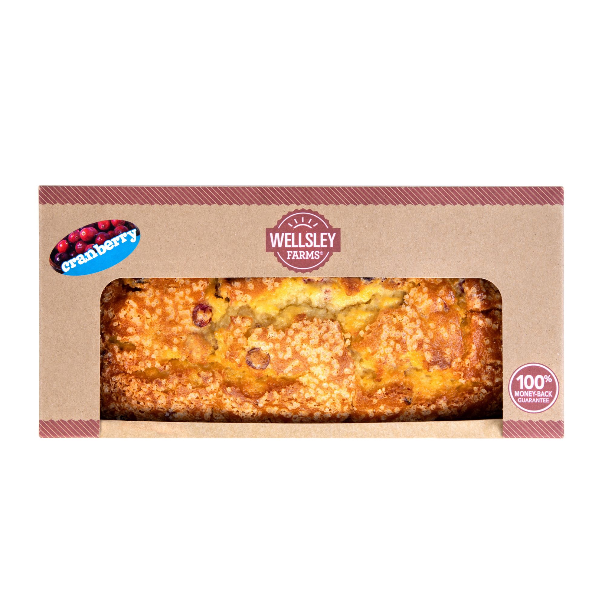 Wellsley Farms Cranberry Orange Loaf Cake, 28 oz. | BJ's Wholesale