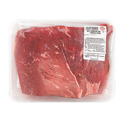 Wellsley Farms USDA Choice Beef Bottom Round Roast,  4-4.5
