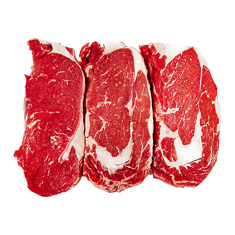 Wellsley Farms Boneless Beef Ribeye Steak,  2.75-3.5 lb