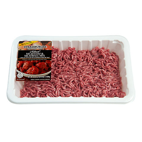 Strassburger Meatloaf & Meatball Mix, 2.5 lbs.