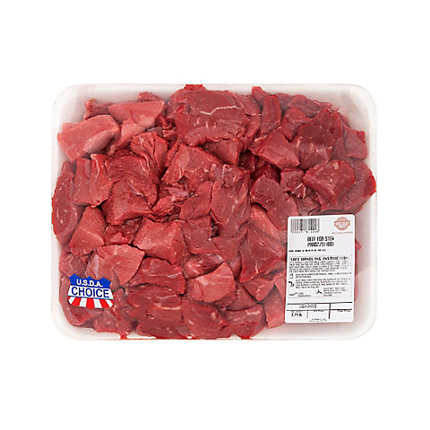 USDA Choice Beef Stew,  3.25-4lbs.