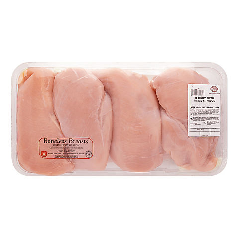 Wellsley Farms Boneless Skinless Chicken Breasts,  4.5-6.5 lb