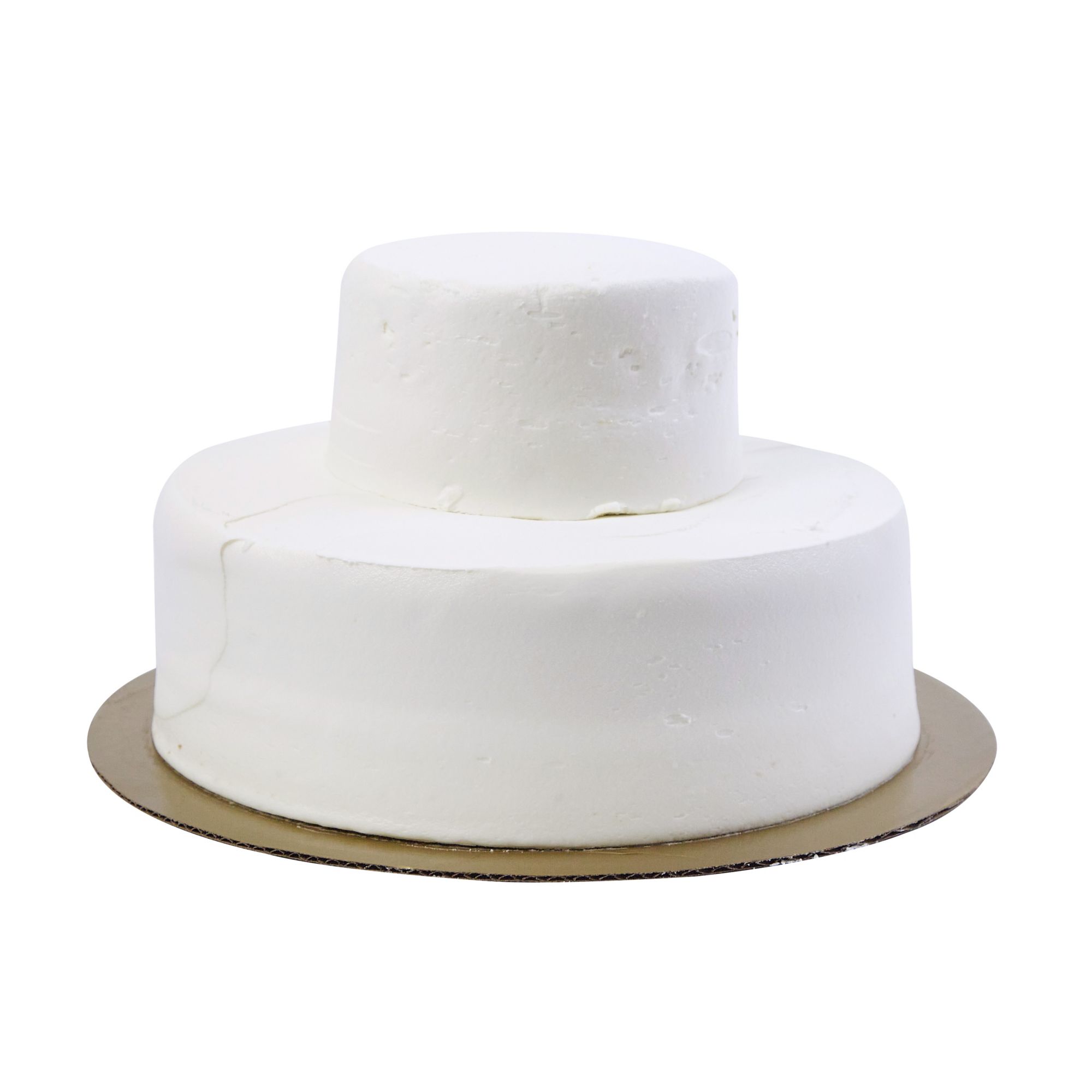 Wellsley Farms Two-Tiered Round Gold Cake, Serves 30