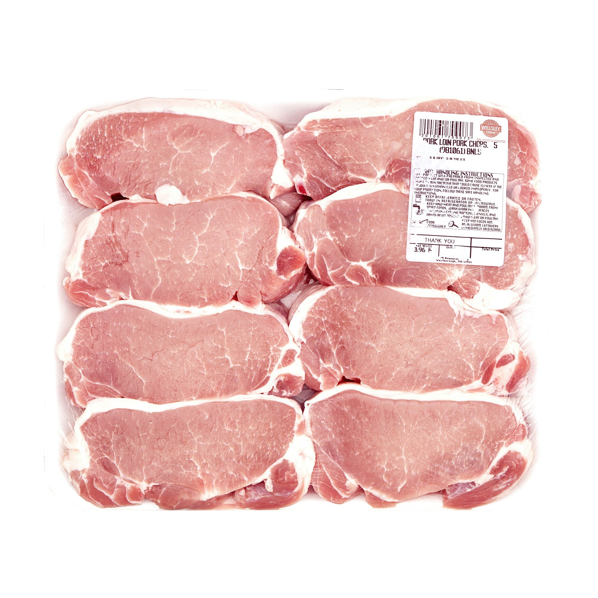 Wellsley Farms Boneless Fresh Pork Loin Chops 4 75 5 25 Lb Bjs Wholesale Club