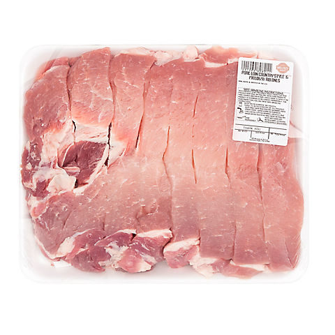 Wellsley Farms Pork Loin Country Style Boneless Ribs 3.75-4.5 lb