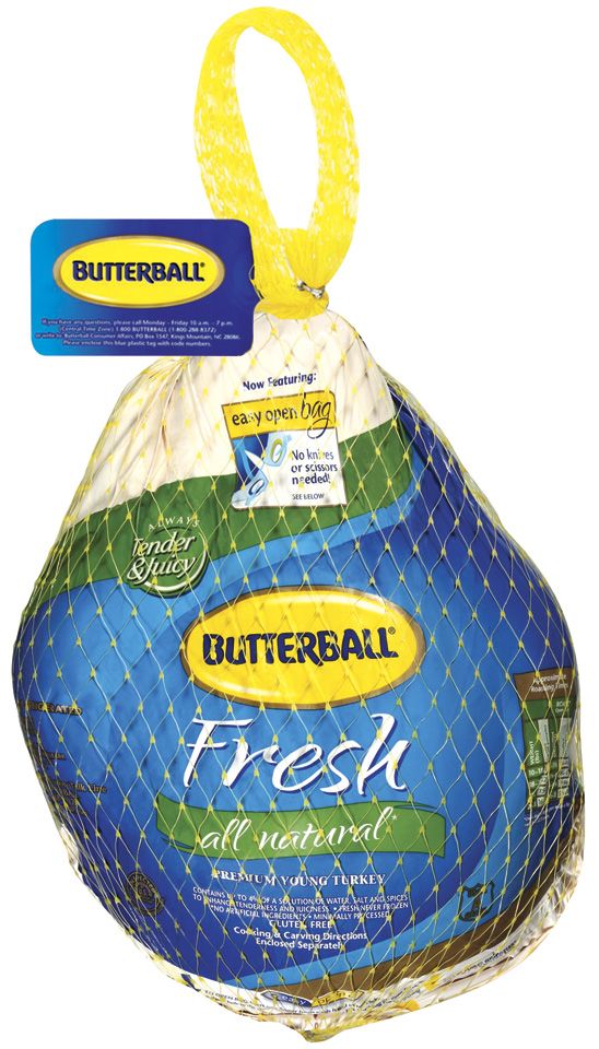 Butterball All Natural Premium Fresh Whole Turkey, 16-24 lbs