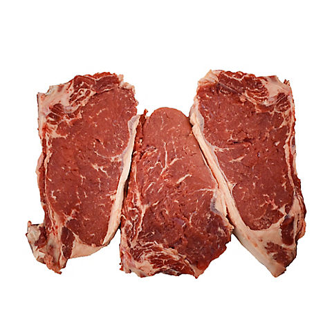 USDA Choice Bone-In Strip Steak,  2.5-3 lbs.