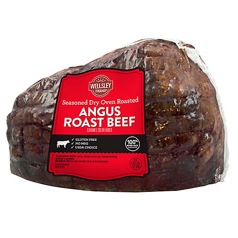 Wellsley Farms Angus Roast Beef, 0.75-1.5 lb Standard Cut