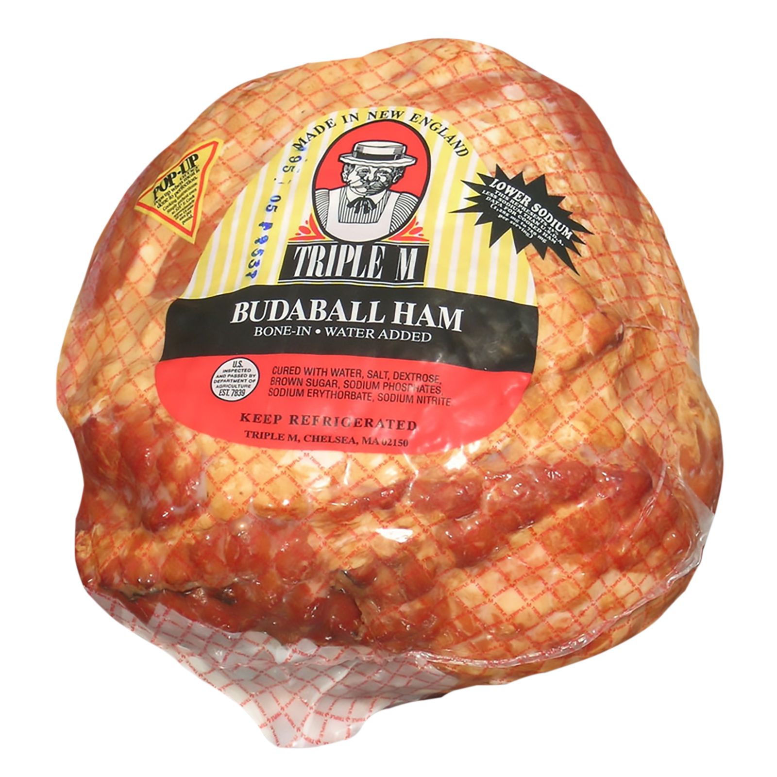 Triple M Budaball Bone-In Skinless Shankless Ham, 14-18 lbs. | BJ's ...