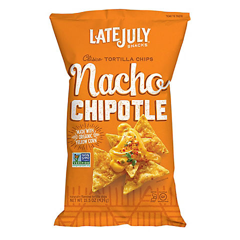 Late July Chipotle Nacho Tortilla Chips, 15.5 oz.