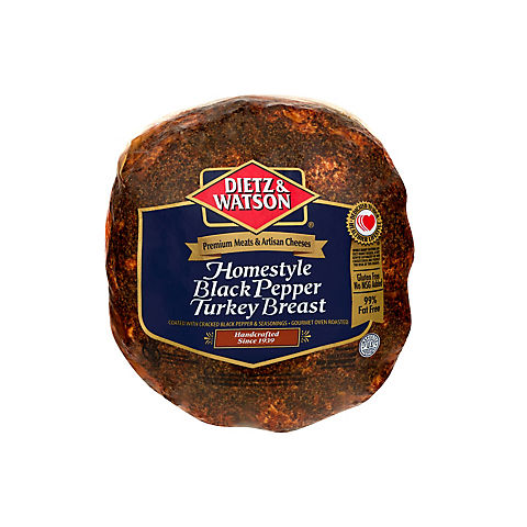Homestyle Black Pepper Turkey Breast, 0.75-1.5 lb Standard Cut