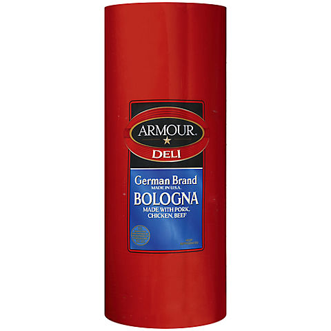 Armour Germand Brand Bologna - Price Per Pound, 0.75-1.5 lb Standard Cut
