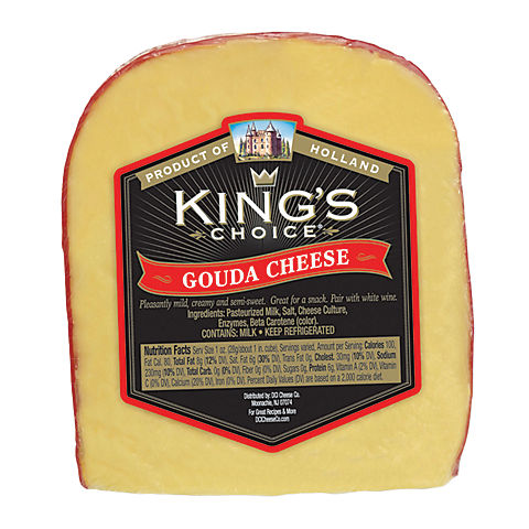 Kings Choice Gouda Cheese, 0.65-1.5 lb