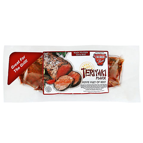 Freirich Teriyaki Seasoned Beef Petite Filet,  1.7-2.5 lb