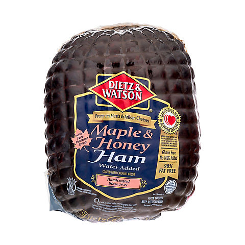 Dietz and Watson Maple Honey Ham, 0.75-1.5 lb Standard Cut