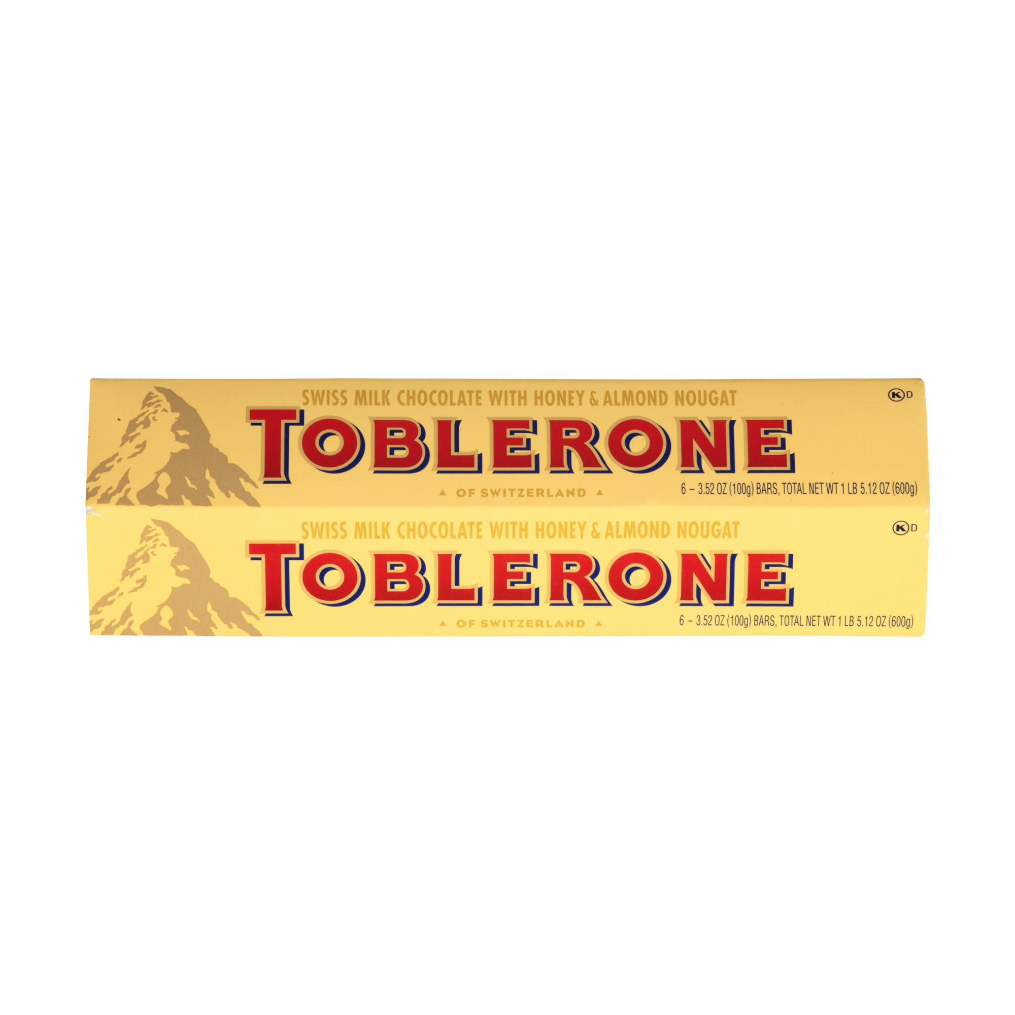 Toblerone Swiss Dark Chocolate Candy Bars With Honey And Almond Nougat 20 -  3.52 Oz Bars Dark Chocolate 3.5 Ounce (Pack of 20)