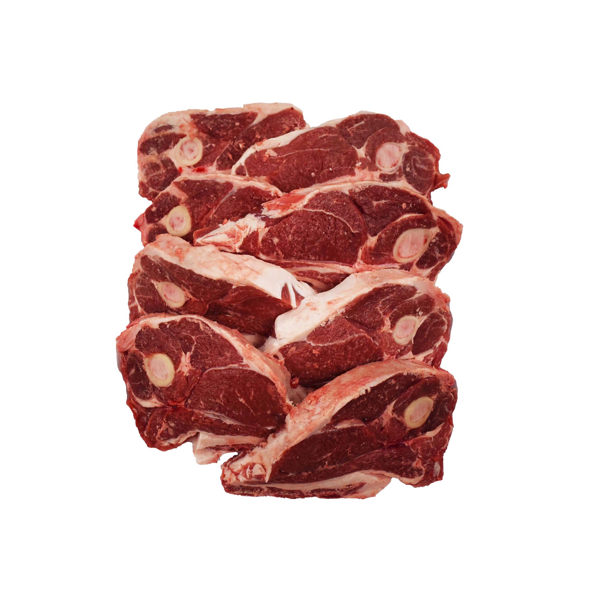 Australian Shoulder Lamb Chops Bone-In Fresh - apx 3/4 lb