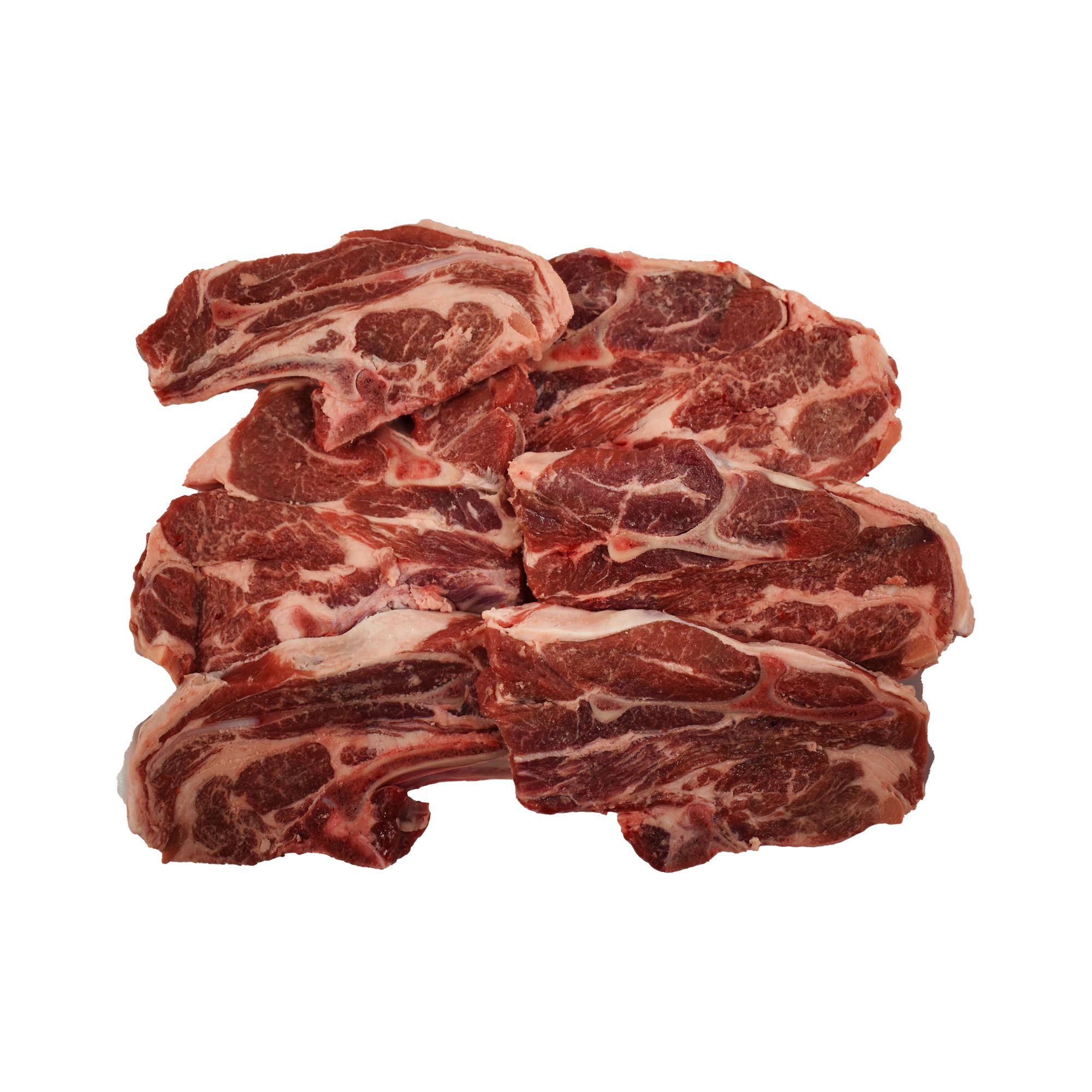 Australian Shoulder Lamb Chops Bone-In Fresh - apx 3/4 lb