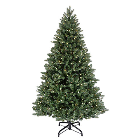 Sylvania 7.5' 8-Function Color Changing Prelit LED Tree with Foot Pedal