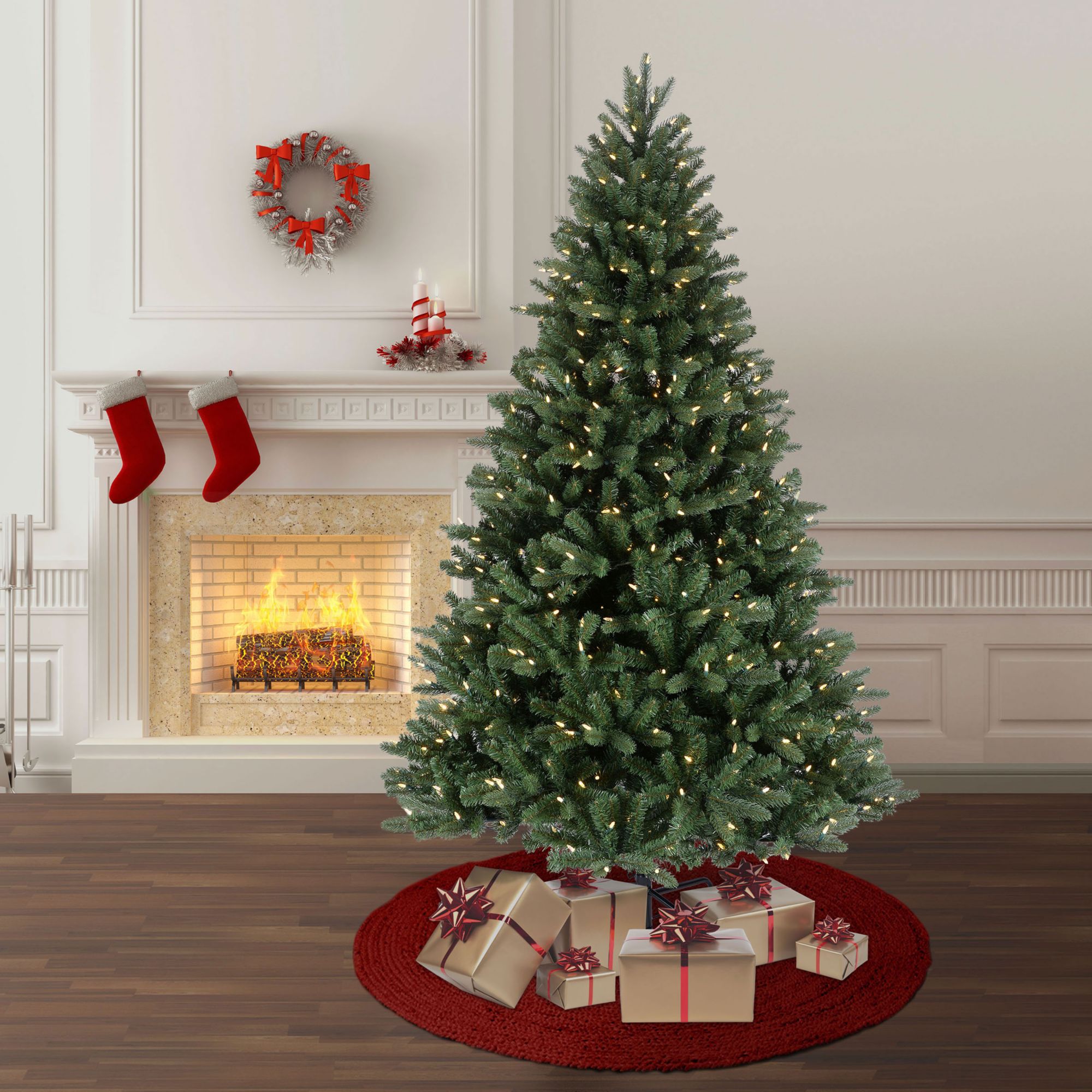 Berkley Jensen 7.5' Frasier Fir Color Changing Lighted Tree