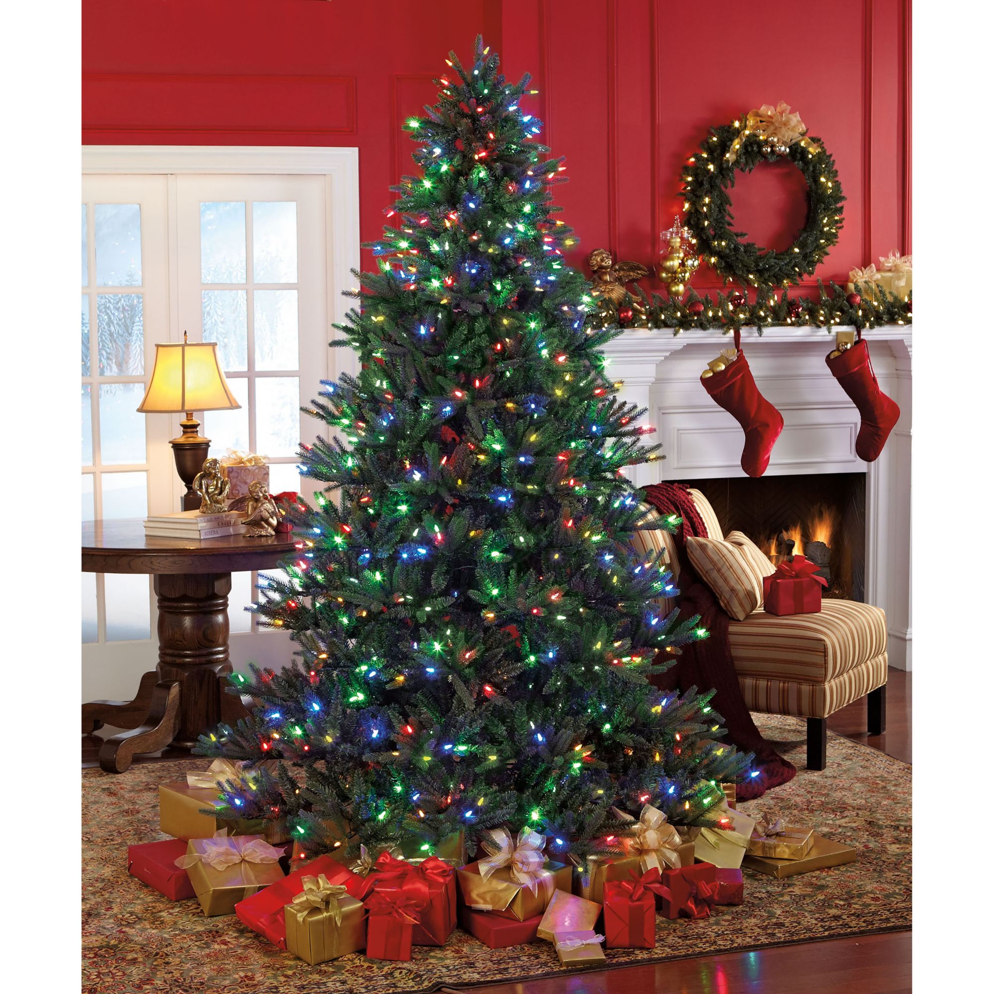 Berkley Jensen 7.5' Frasier Fir Color Changing Lighted Tree