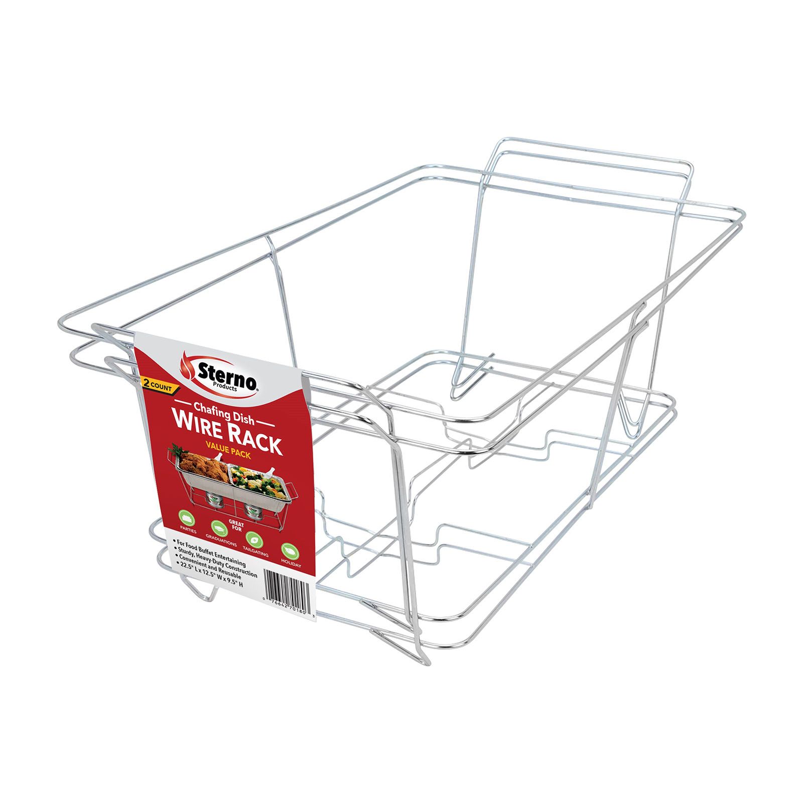 Wire Stand for Disposable Foil Chafing Tray Food Pan