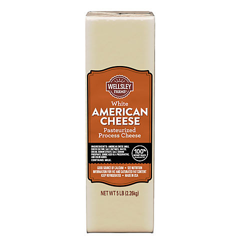 Wellsley Farms White American Sliced Deli Cheese, 0.75-1.5 lbs.