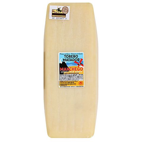 Torero Matador Manchego Cheese Loaf, .75-1.5 lbs.