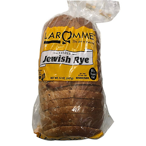 Larome Seeded Kosher Rye Bread, 32 oz.